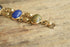 Large Gemstone Scarab Bracelet - 12 K Gold Filled