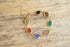 Gemstone Scarab Bracelet - 12K Gold Filled