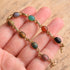 Tiny Scarab Bracelet 12 K GF