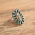 Petit Point Turquoise Ring - Size 7