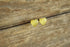 Small Yellow Heart Studs