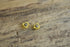 Small Yellow Heart Studs