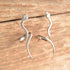 Sterling Silver Snake Earrings