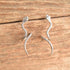 Sterling Silver Snake Earrings