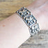 Ribbon Sterling Silver Panel Bracelet