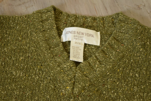 Jones New York Green Sweater - Small