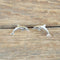 Kabana Vintage sterling silver dolphin shaped earrings