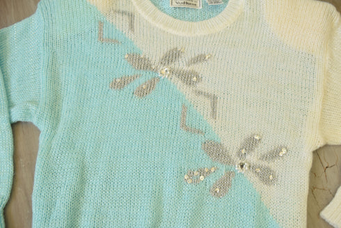 1980's Blue Sweater - M/L