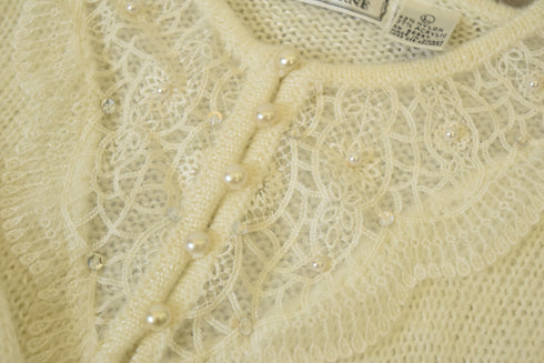 1980's Off White Sweater - M/L