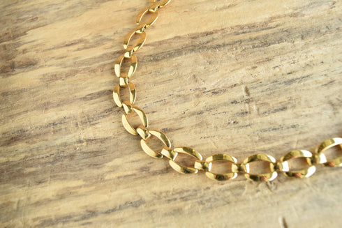 Golden Chain Necklace - 18 inch