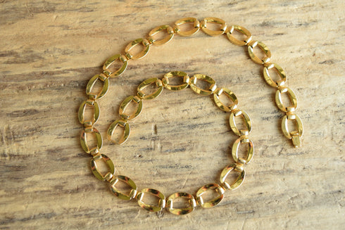 Golden Chain Necklace - 18 inch
