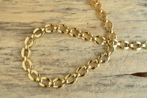 Golden Chain Necklace - 18 inch