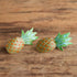 Pineapple Enamel Cloisonne Sterling Silver Earrings