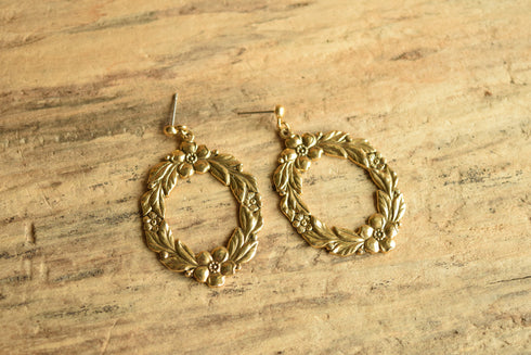 Floral Drop Earrings