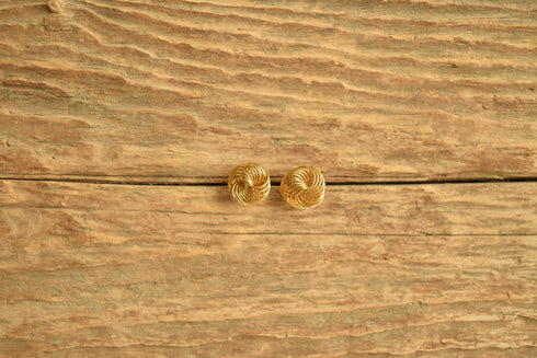 Infinity Knot Stud Earrings