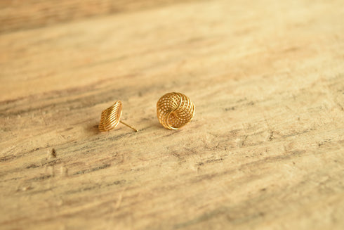 Infinity Knot Stud Earrings