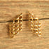 Golden Wavy Earrings