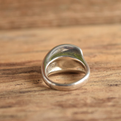 Size 9.25 Modernist Sterling Silver Ring - RLM Studios