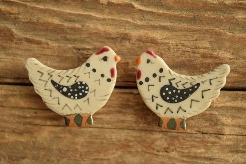 Chicken Earrings
