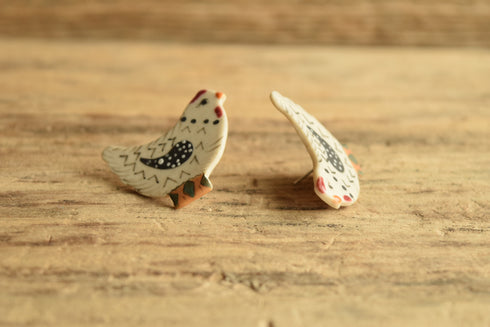 Chicken Earrings