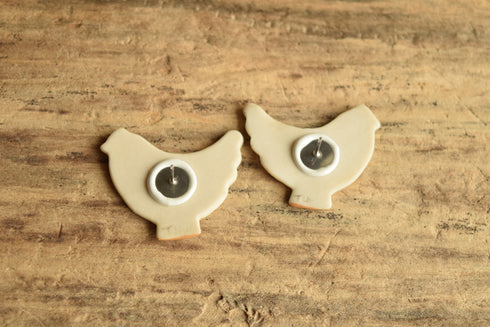Chicken Earrings