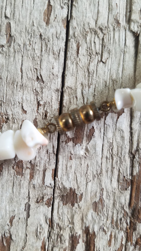 White Coral Branch Angel Skin Necklace