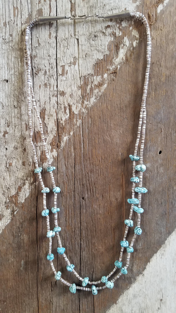 Faux Turquoise Southwestern Necklace