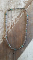 bench bead and turquoise southwestern necklace