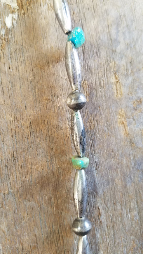 Bench Bead Turquoise Necklace