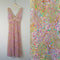 psychedelic nightgown vintage dress marbled