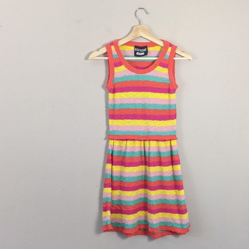 Moschino Boutique Knit Striped Summer Dress