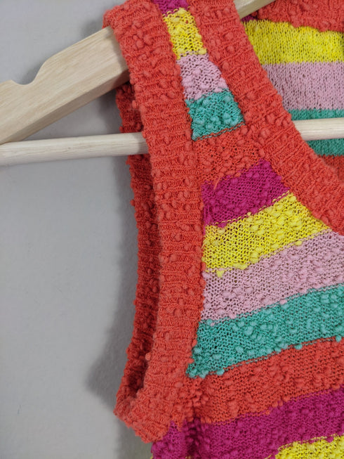 Boutique Moschino Striped Knit Dress - Size 4