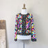 Size 4 Boutique Moschino Flower Rainbow Blazer