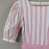 Vintage 80's Pink Seaside Cotton Dress - Size 7/8