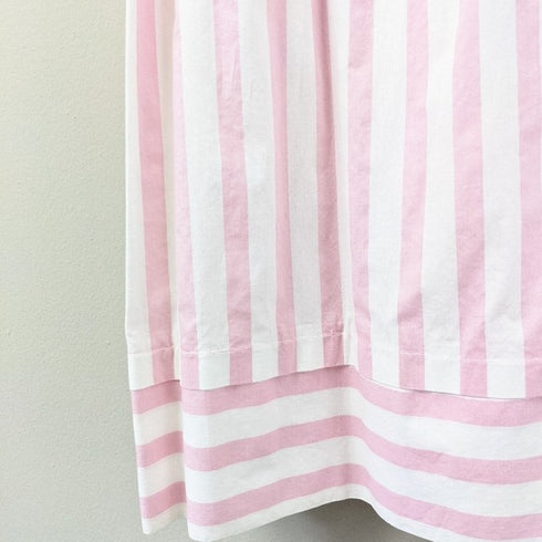 Vintage 80's Pink Seaside Cotton Dress - Size 7/8