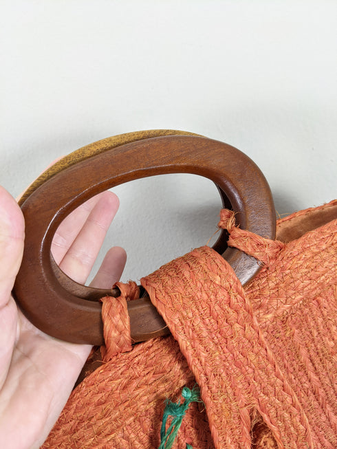 Orange Cherry Handbag