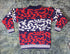 1980's Blue Abstract Sweater