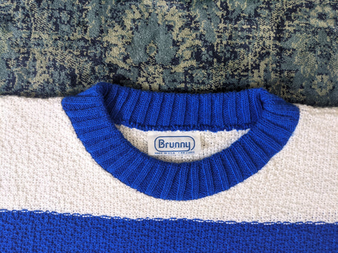 Blue & White Striped Sweater