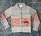 1970's vintage novelty equestrian jumper cardigan sweater