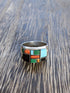 Multi Stone Inlay Ring - Size 10 1/4