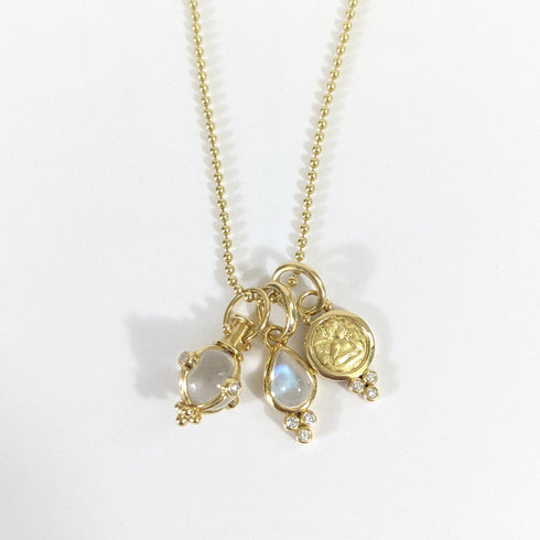 Temple St. Clair 18K Signature Charm Necklace