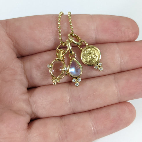 Temple St. Clair 18K Signature Charm Necklace