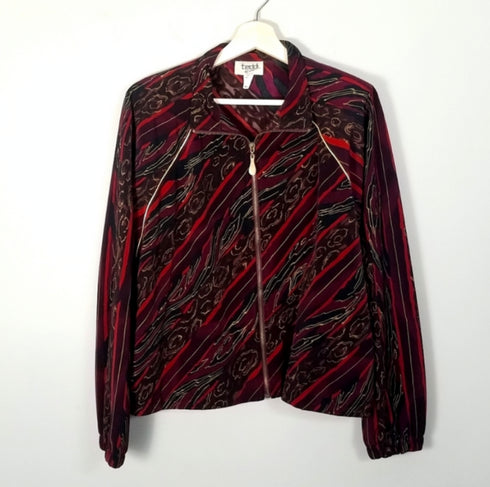Maroon and Gold Track Jacket