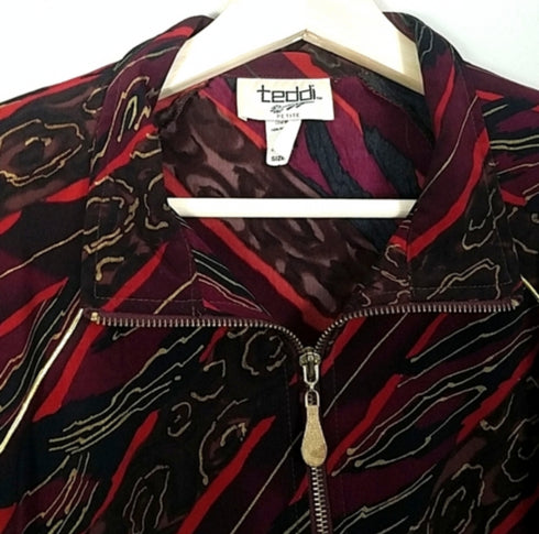 Maroon and Gold Track Jacket