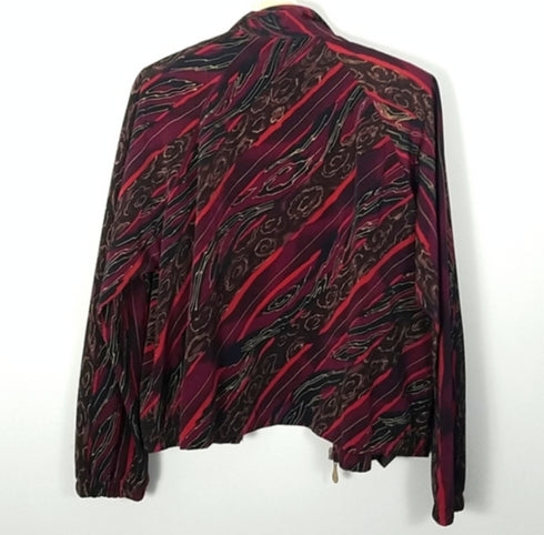 Maroon and Gold Track Jacket