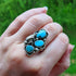 Navajo Sterling Silver vintage ring by L. Ramone