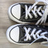 Black leather high top Converse - Size 6