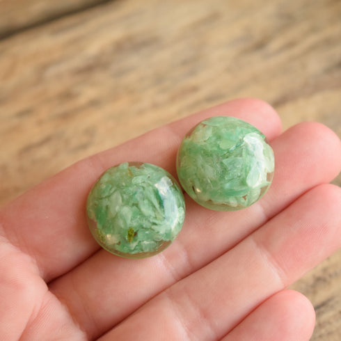 Green Seaside Earrings