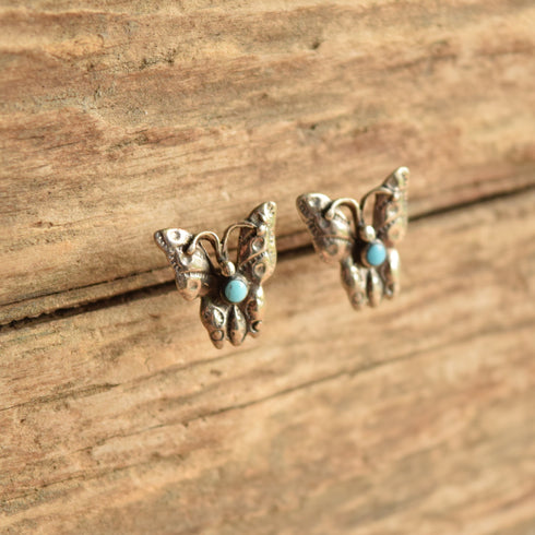 Butterfly Turquoise Earrings