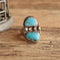 Rugged Turquoise Ring - Size 12.5